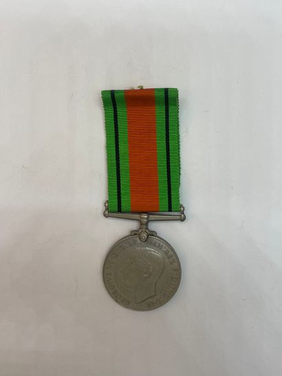 Lot of three WWII-era British decorations...