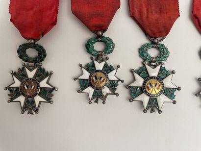 Lot of 8 chevalier de la légion d'honneur...