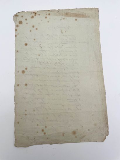 Letter dated 16 Germinal an VII (April 6,...