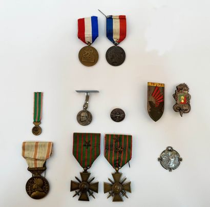 Lot of various French decorations relating...