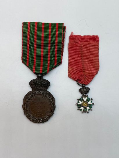 Saint Helena medal, two-sided bronze module,...