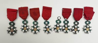 Lot of 8 chevalier de la légion d'honneur...