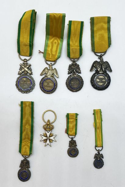 Lot of reductions and miniatures of IIIème...