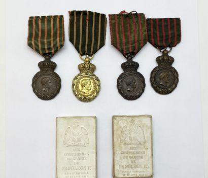 Lot of four decorations known as St. Helena...