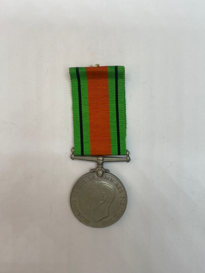 Lot of three WWII-era British decorations...