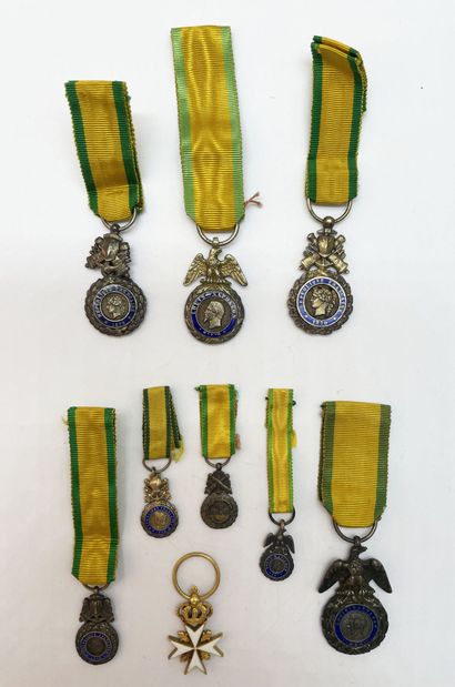 Lot of reductions and miniatures of IIIème...