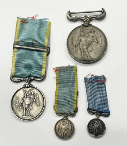 Lot of two reductions of Crimean Expedition...