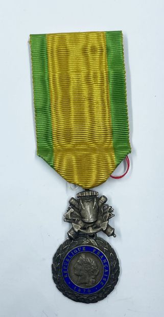 Military medal, third republic version (1870),...