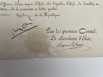 Brevet de général de brigade attributed to...
