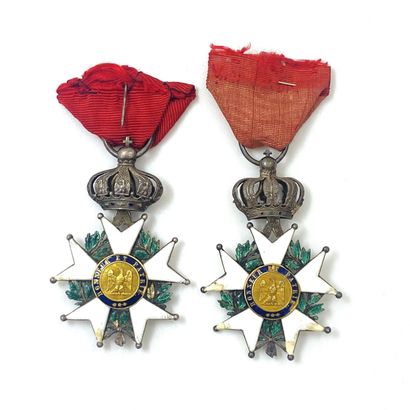 Set of two Chevalier de la Légion d'Honneur...