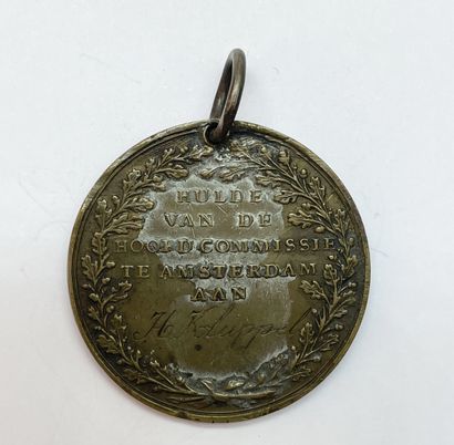Rare Dutch medal commemorating the siege...