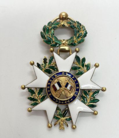 Gold and enamel Chevalier de la Légion d'Honneur...