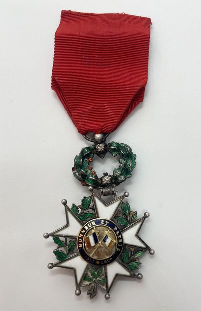 Silver and enamel Chevalier de la Légion...