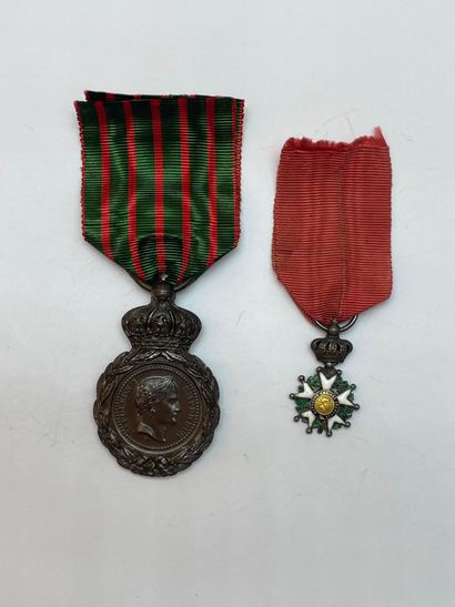 Saint Helena medal, two-sided bronze module,...