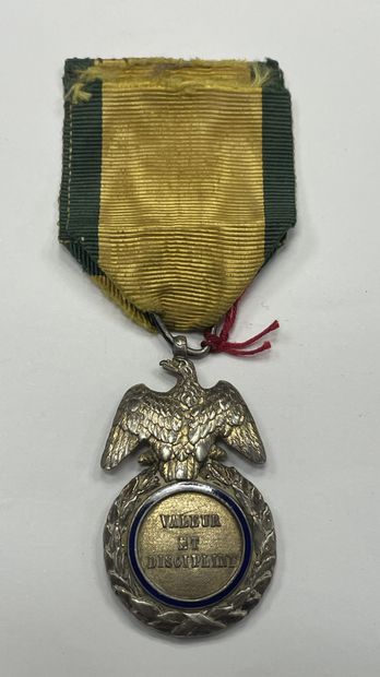 Second type military medal, Second Empire,...