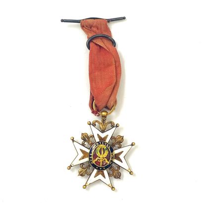 Beautiful gold and enamel decoration from...