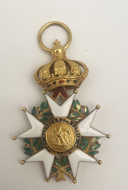Gold and enamel Second Empire Chevalier de...