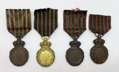 Lot of four decorations known as St. Helena...