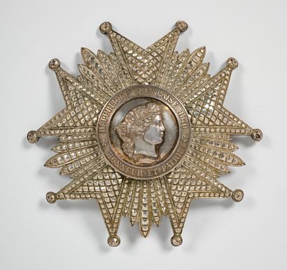 Plaque de grand-croix de la légion d'honneur...