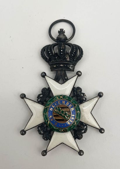 Silver knight's cross of the order of the...
