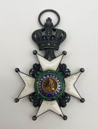 Silver knight's cross of the order of the...
