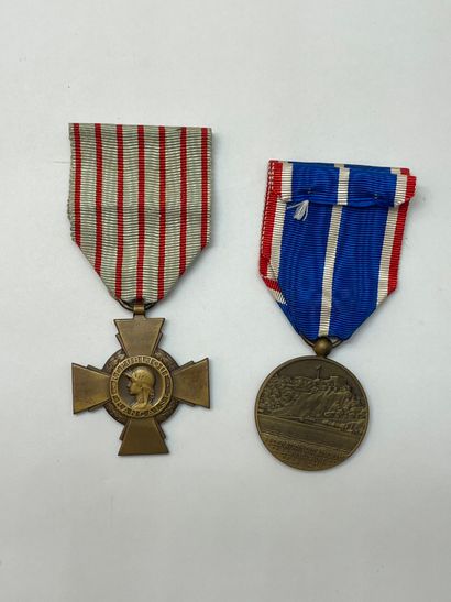 Lot of various ordinance or half-size decorations,...