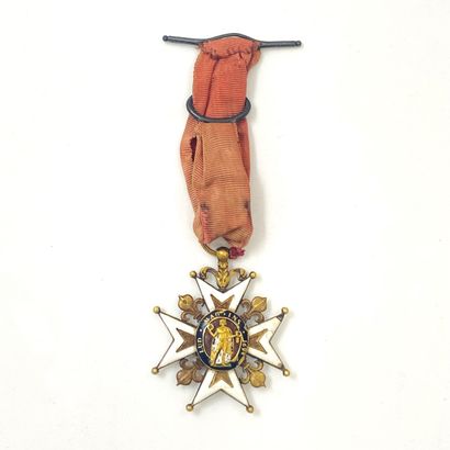 Beautiful gold and enamel decoration from...