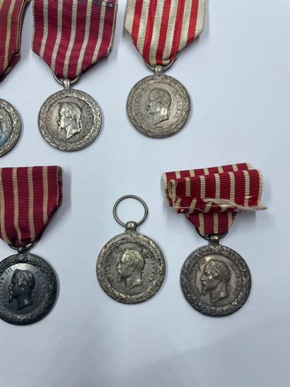 Lot of 8 Italian Campaign commemorative medals,...