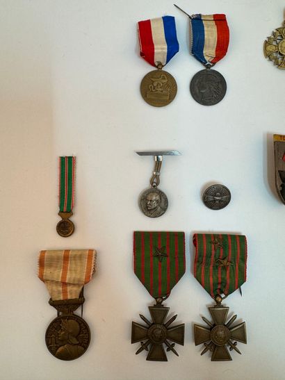 Lot of various French decorations relating...