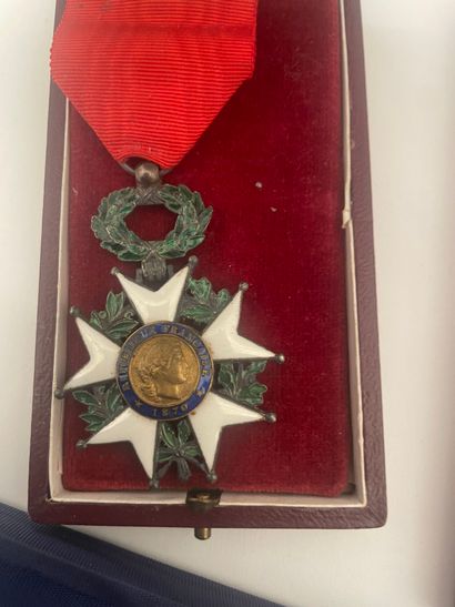 Lot of French decorations relating to the...