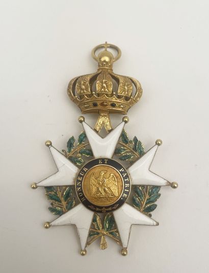 Beautiful gold and enamel Second Empire Légion...