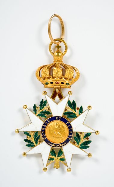 Beautiful gold and enamel Second Empire Légion...