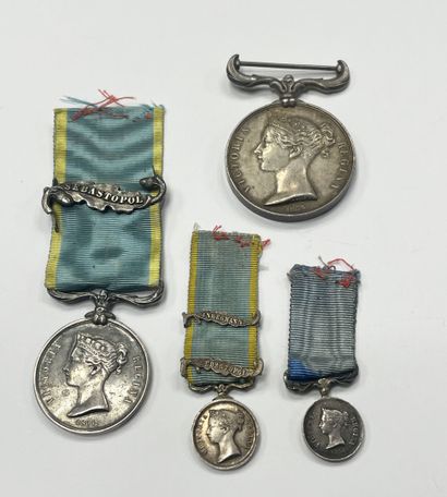 Lot of two reductions of Crimean Expedition...