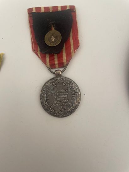 Lot of 3 French Second Empire decorations:...
