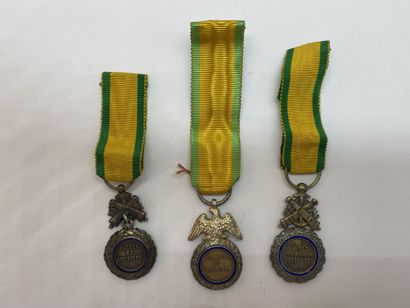 Lot of reductions and miniatures of IIIème...