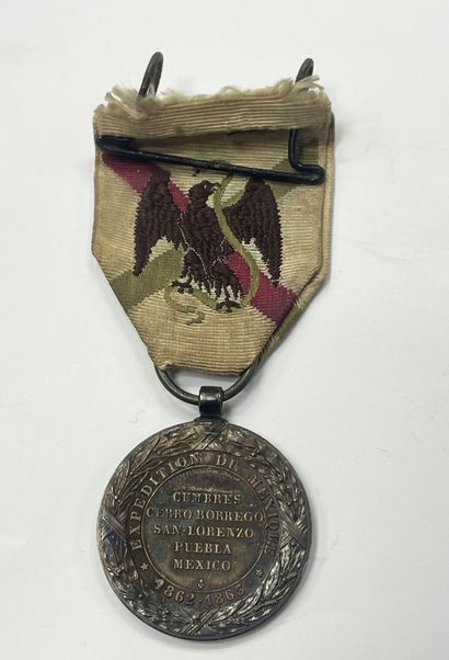 Mexican Expedition commemorative medal, round...