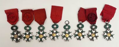 Lot of 8 chevalier de la légion d'honneur...