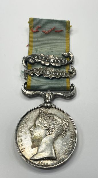 British Crimean Expedition medal, round silver...