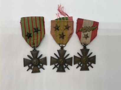 Lot of three WWII-era British decorations...