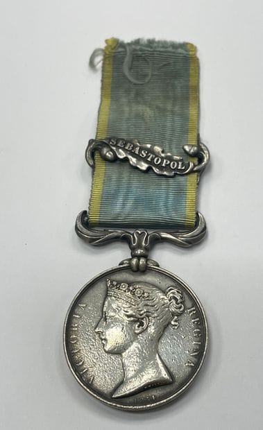 British Crimean Expedition medal, round silver...