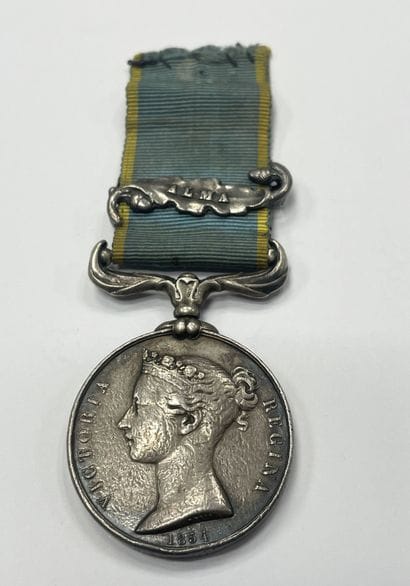 British Crimean Expedition medal, round silver...