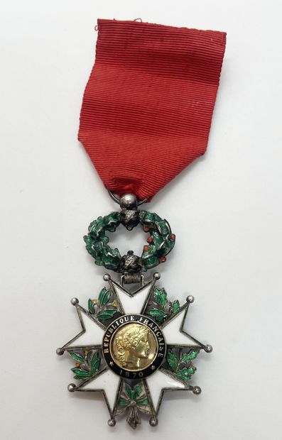 Silver and enamel Chevalier de la Légion...