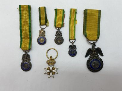 Lot of reductions and miniatures of IIIème...