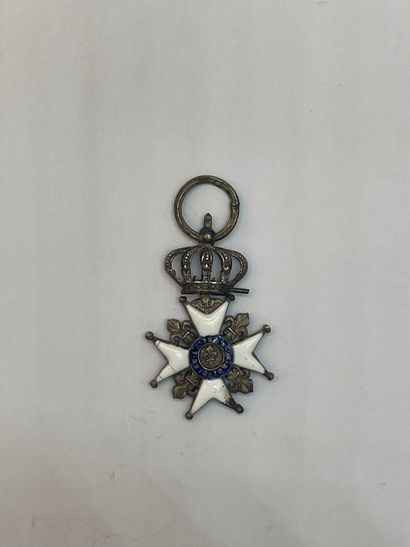 Set of 4 silver and enamel reductions of...