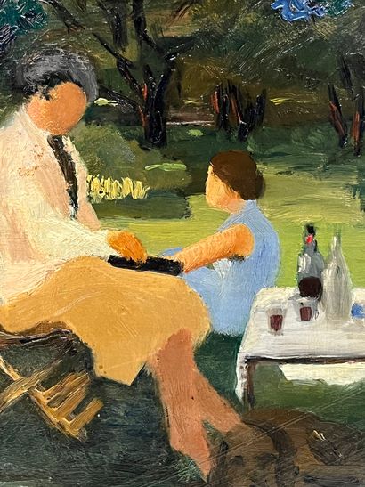 René ROUX (1891-1952)
Romantic aperitif in...