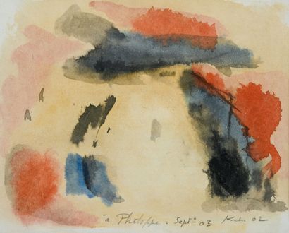 Xavier KREBS (1923-2013)
Untitled
Watercolor...