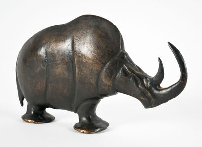 Gilles BLAZY (1963-2021)
Rhinoceros
Lost-wax...