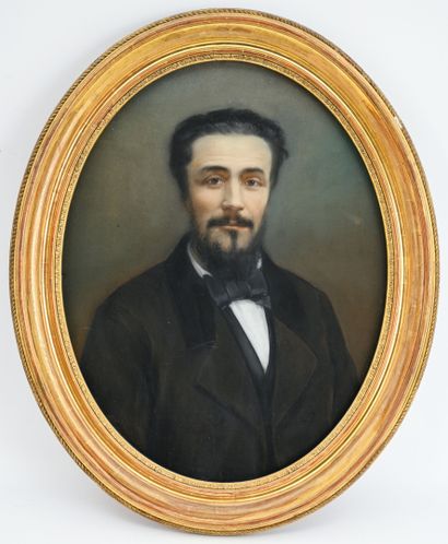 FRENCH SCHOOL, circa 1850
Portrait of Monsieur...