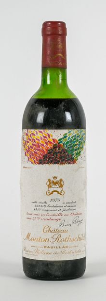 1 bottle CHÂTEAU MOUTON ROTHSCHILD 1979 1er...