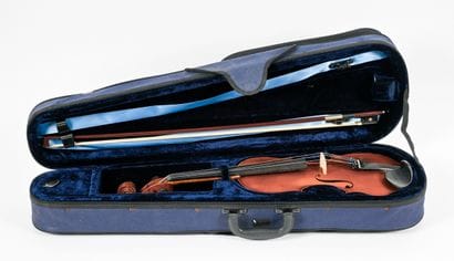 Violin with label 